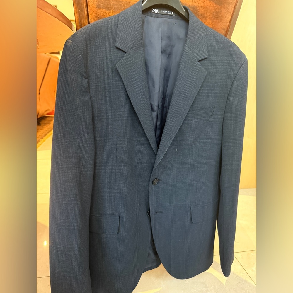 Zara Terez Navy Textured Blazer